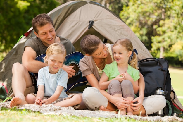 Familiencamping im Park