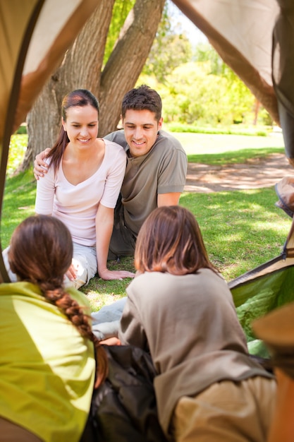 Familiencamping im Park