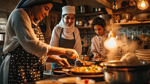 Familienküchen für Eid al-Adha