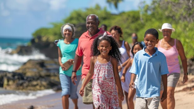 Familienreise mit mehreren Generationen