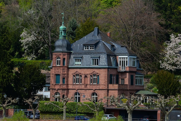 Famosa cidade velha de heidelberg na alemanha