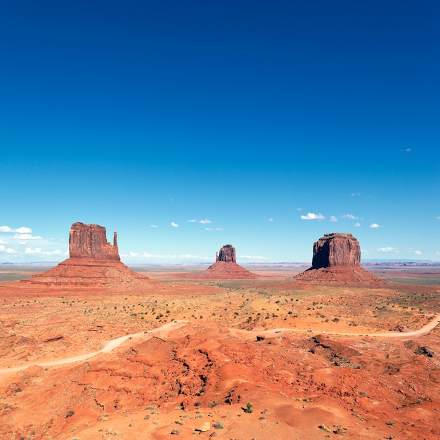 Famosa paisagem de monument valley, utah, eua.