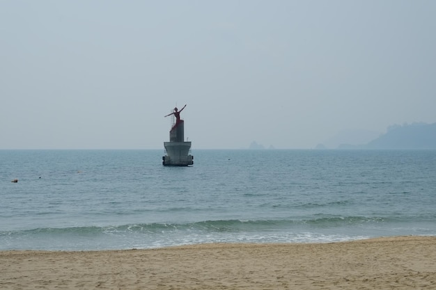 Famosa playa de haeundae en busan corea del sur