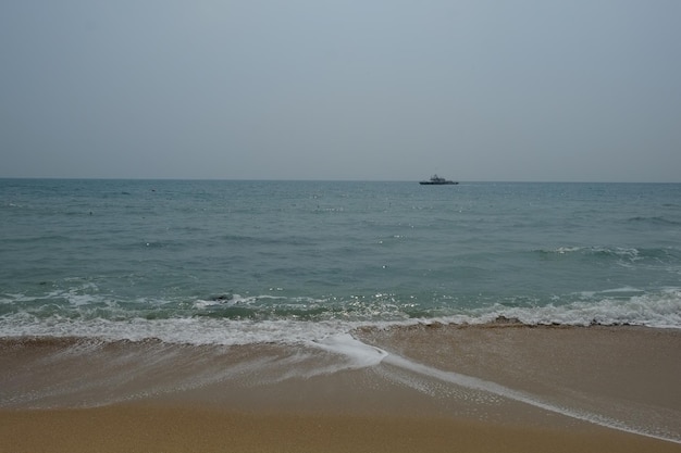 Famosa playa de haeundae en busan corea del sur