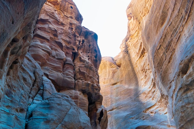 Famoso canyon em petra