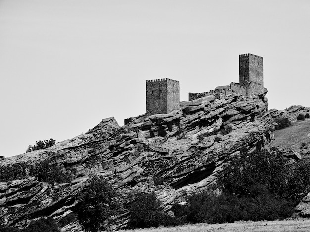 Famoso castelo de Zafra em Guadalajara Espanha