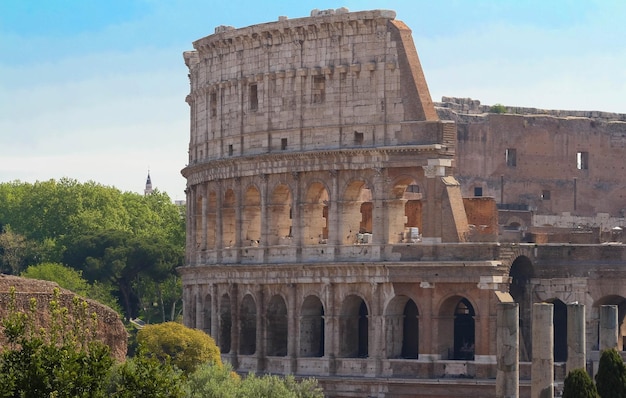 El famoso Coliseo de Roma Italia