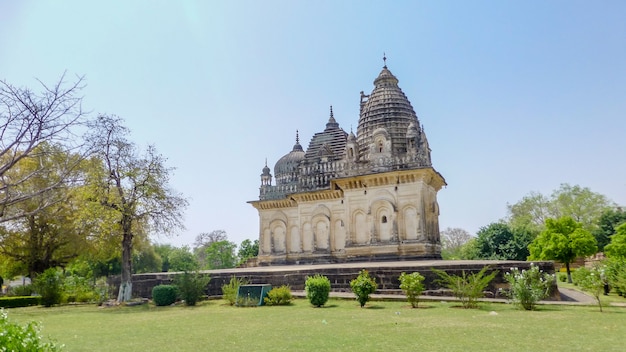Famoso hito turístico indio Madhya Pradesh - Templo Kandariya Mahadev, Khajuraho, India