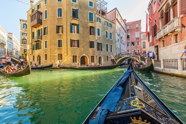 El famoso paseo en góndola Venecia