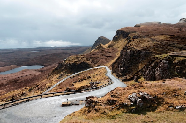 famoso Quiraing na Escócia