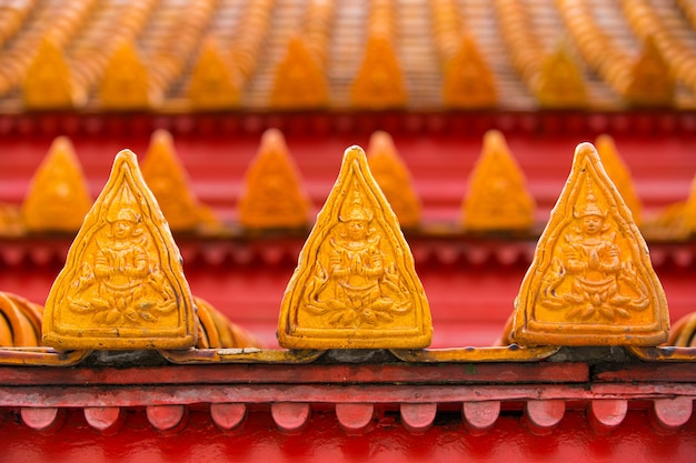 El famoso templo de mármol Benchamabophit de Bangkok, Tailandia