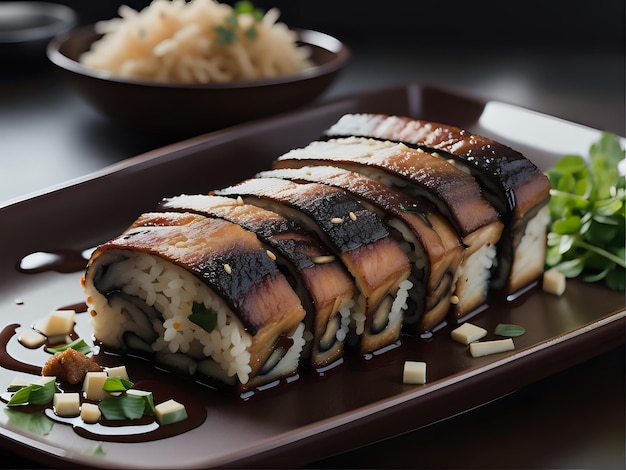 Fangen Sie die Essenz von Unagi in einer köstlichen Food-Fotografie ein