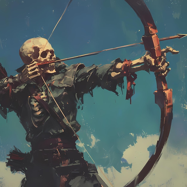 La fantasía y la aventura de Skeleton Archer esperan