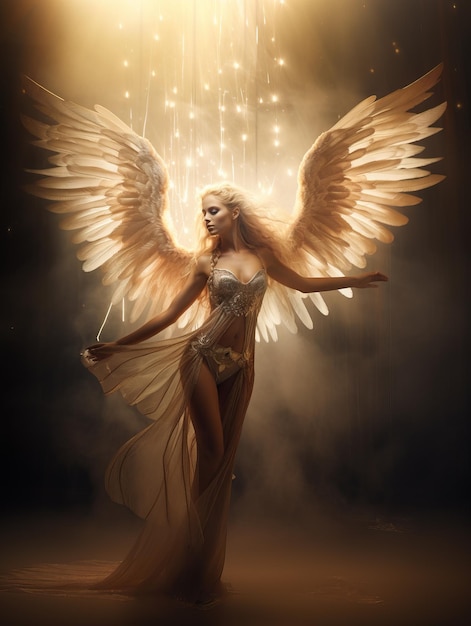 fantasia vestido de menina anjo