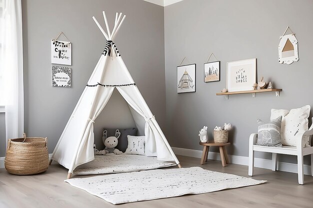 Fantasievolle Räume Weißes Teepee Freude für Ihr kleines Zimmer