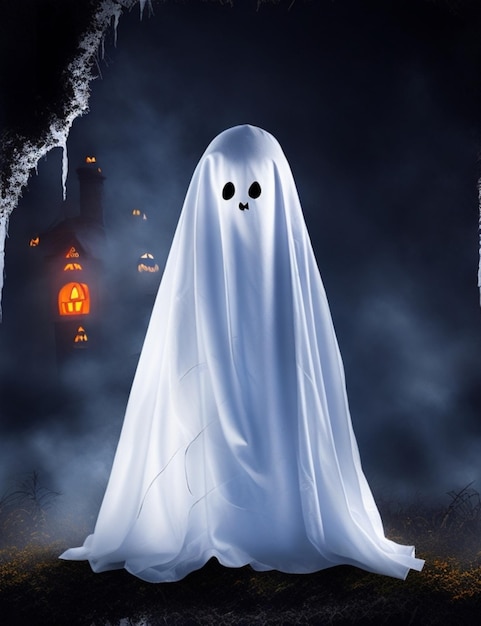 Fantasma Assustador do Dia das Bruxas