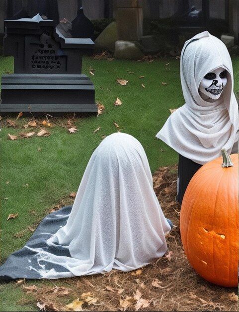 Fantasma Assustador do Dia das Bruxas