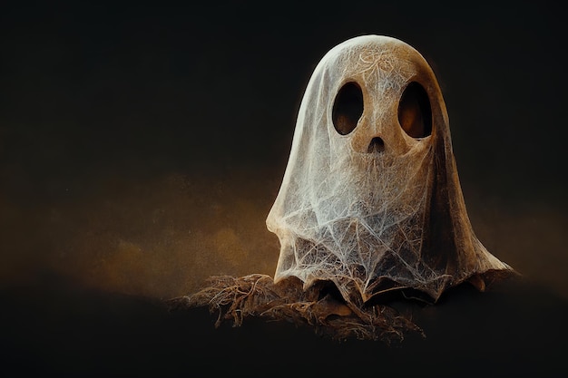 Fantasma assustador Halloween Espírito maligno Pano branco fantasma