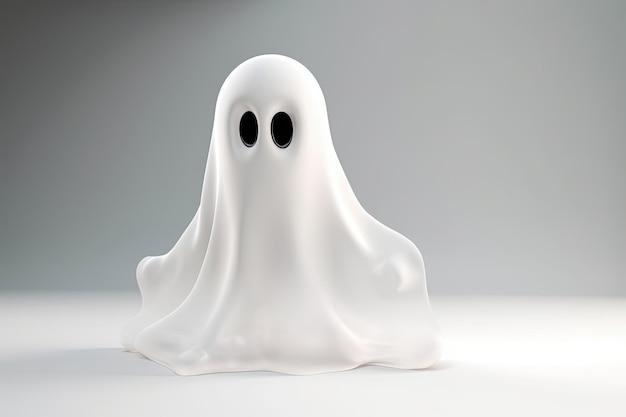 Fantasma bonito tema de halloween Generative Ai