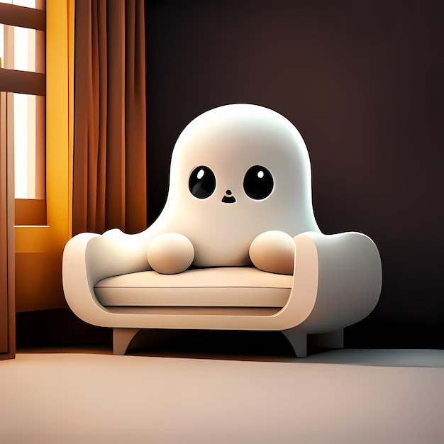 Fantasma escondido en muebles modernos