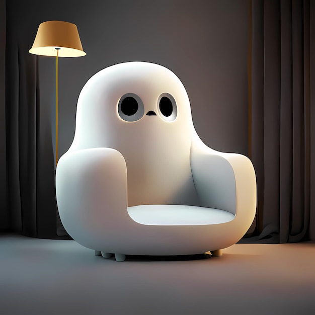 Fantasma escondido en muebles modernos