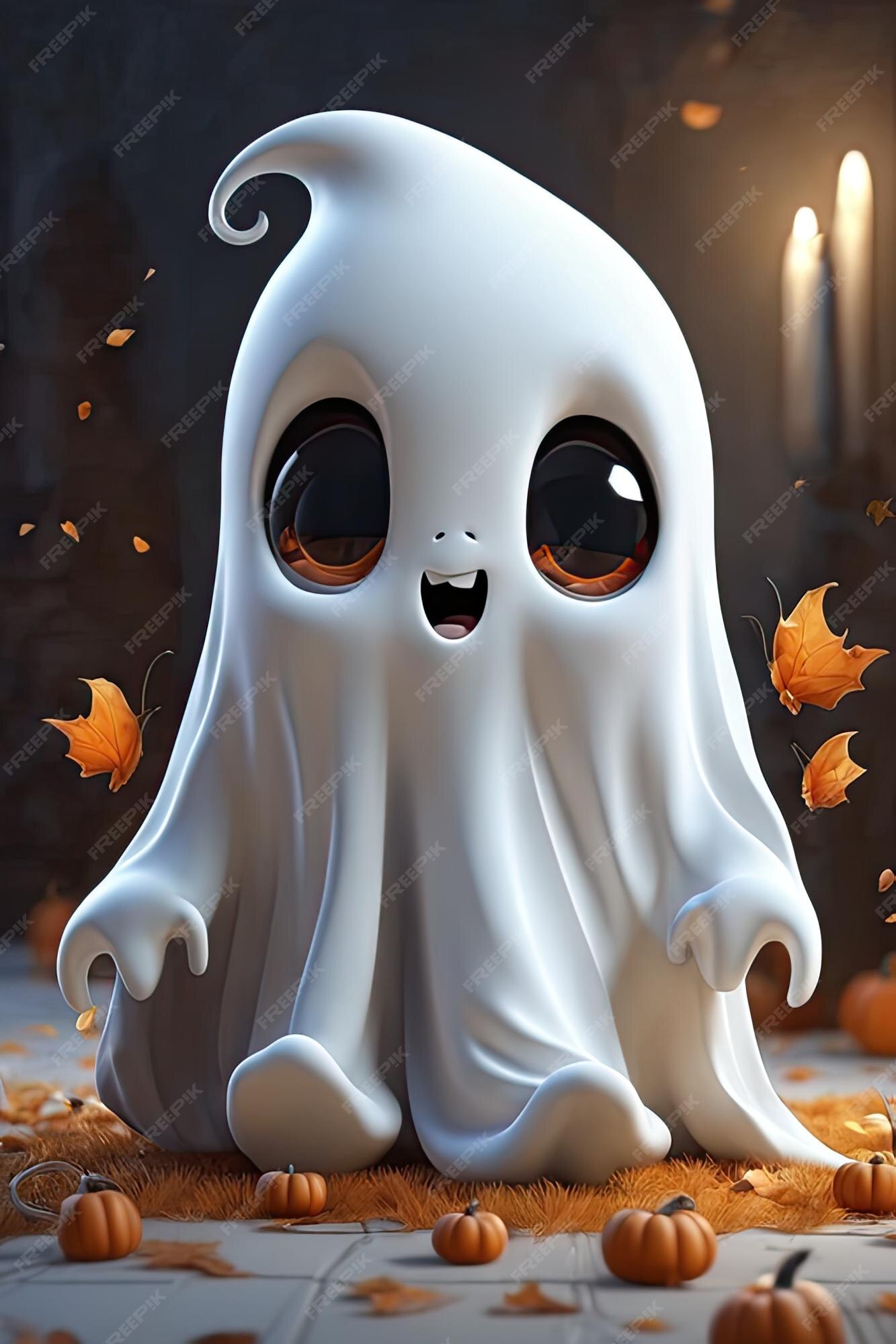 Vetores de Kawaii De Desenho Animado Fantasma Isolado e mais imagens de  Assustador - Assustador, Clip Art, Colômbia - iStock