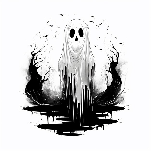 El fantasma gracioso de Halloween el fantasma humorístico