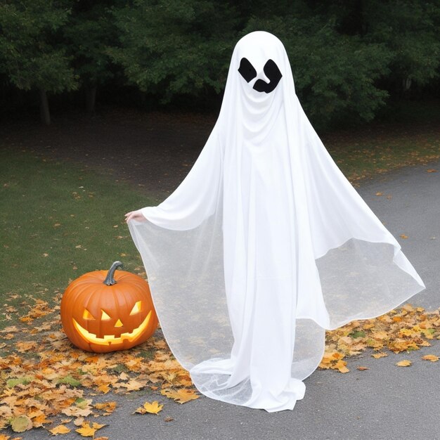 Foto el fantasma de halloween