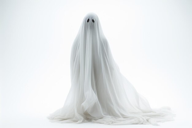 Fantasma isolado em fundo branco