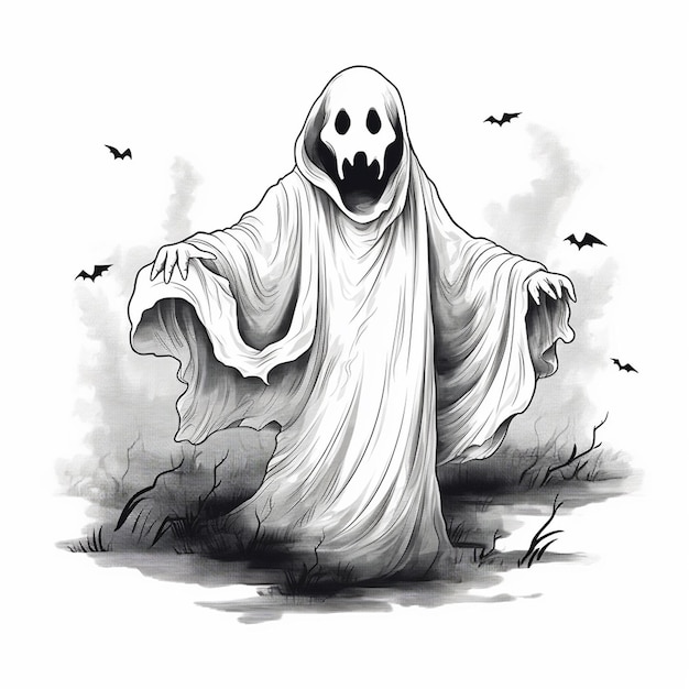 Fantasmas divertidos de Halloween Espíritus humorísticos