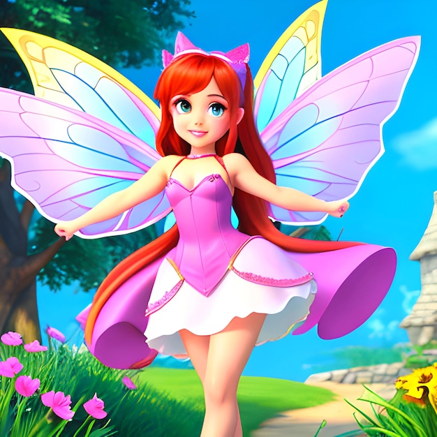 Fantastic Fairy Girl es un personaje de dibujos animados generado por