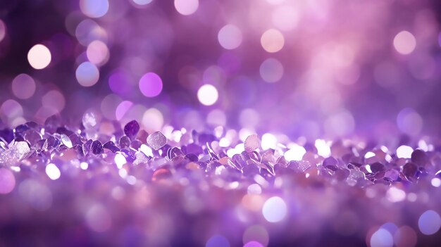 Fantastic Purple Glitter Lights Hintergrund verwirrt