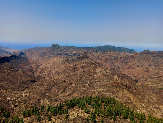 Fantásticas vistas del Roque Bentayga en Gran Canaria