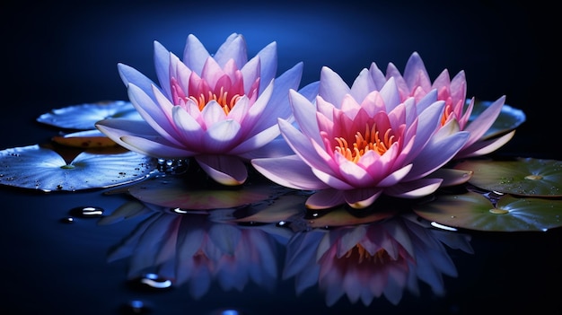 Fantásticos y hermosos lotos tailandeses que han sido apreciados