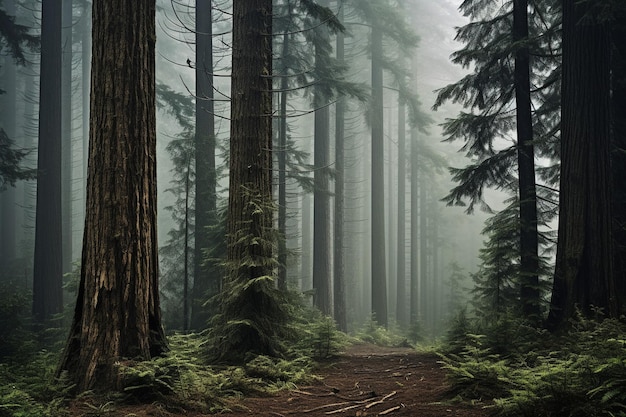 Fantastische Wälder Bäume Büsche Pflanzen Kunst