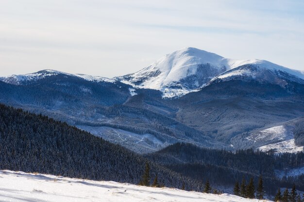 Fantastische Winterlandschaft.