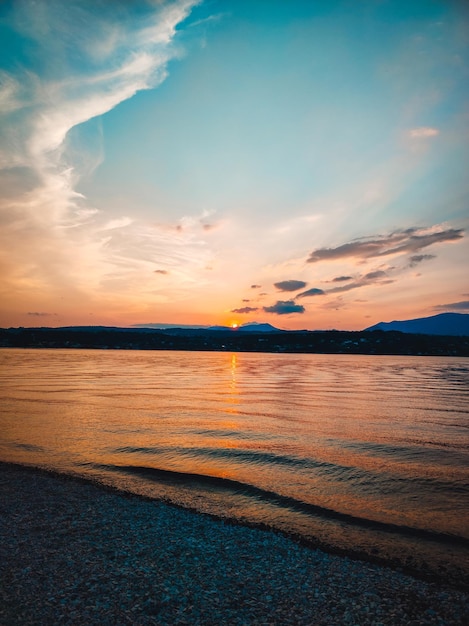 Fantastischer Blick auf die Insel Conigli am Gardasee