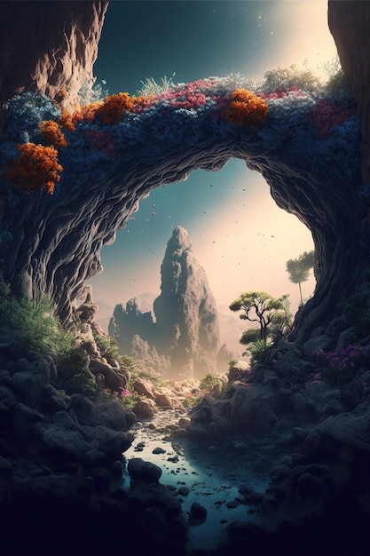 Fantasy Natur Hintergrund