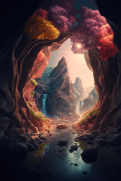 Fantasy Natur Hintergrund