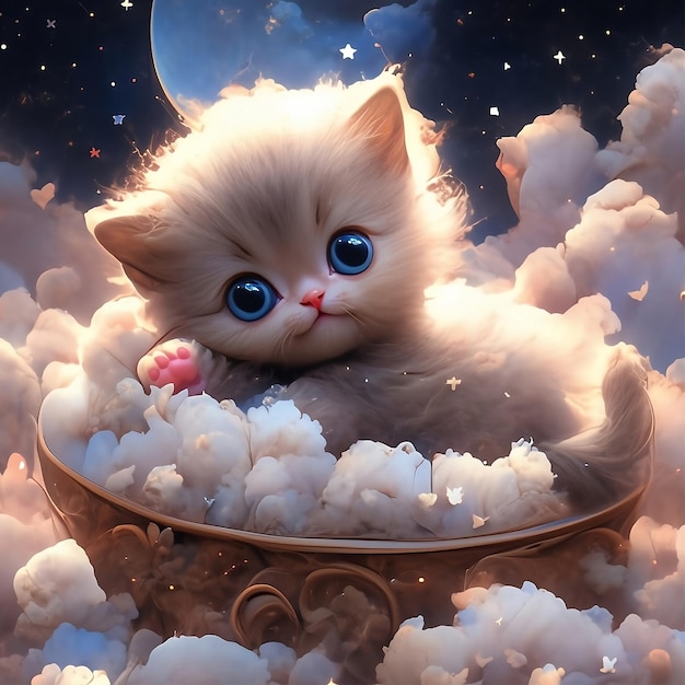 Fantasy_super_cute_cat_en_la_nube