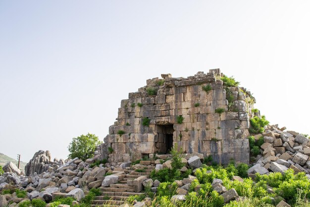 Faraya líbano montañas estación de esquí edificio ruinas castillo oriente medio