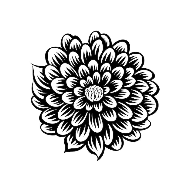 Farbblätter für Flower Line Art