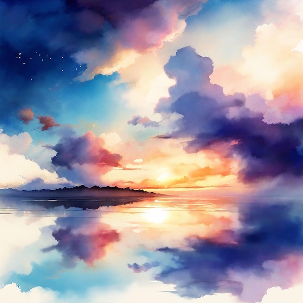 Farbe Wasser Himmel Hintergrund