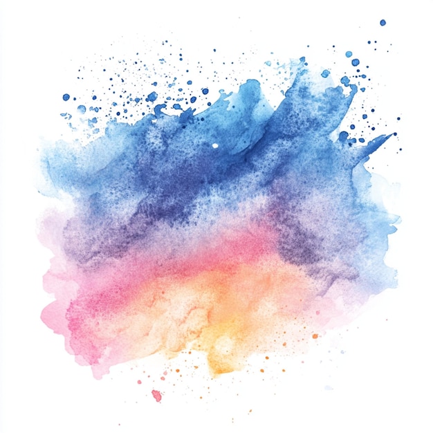 Farbenfrohe Aquarell-Abstract