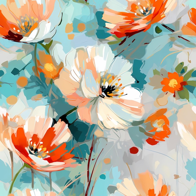 Farbenfrohe Kattun-Blumenfliesendesigns verleihen Ihrem Zuhause lebendige Schönheit und nahtlose Muster