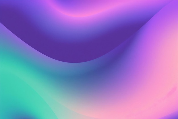 Farbenfroher, trendiger violetter und blaugrüner Hintergrund mit Farbverlauf