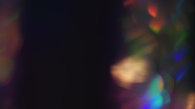 Farbige holographische Regenbogenflammen hypnotisierende Fotoüberlagerung für lebendige Designs