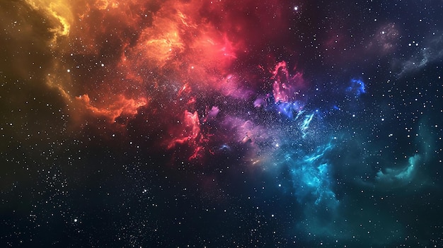 Farbige Milchstraßen-Galaxie Nachtsterne Familienlandschaft