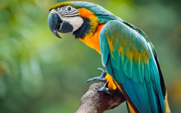 Farbige Papageienvögel