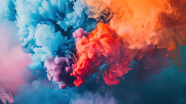 farbige Splash-Wandpapier